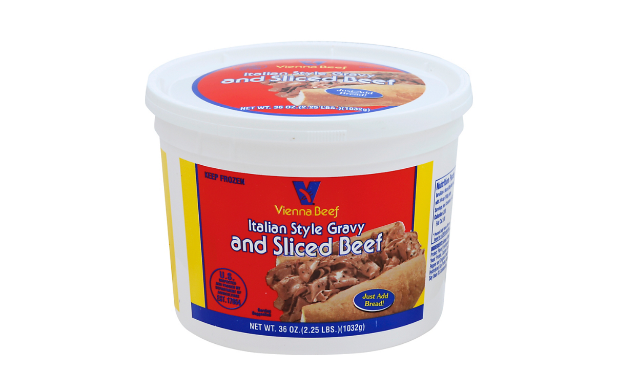 Vienna Italian Beef w/Gravy Tub (36 oz)